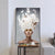 Brehn | Glam Flower Hatted Maid Malerei Leinwand Beige Fotografie Wandkunst Dekor, Mehrere Größen