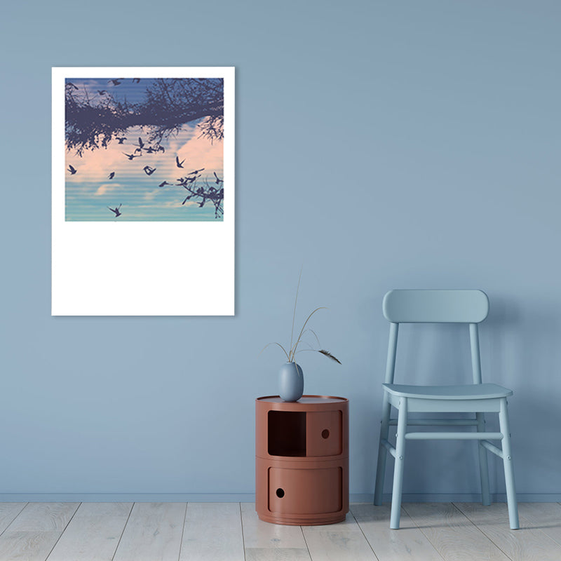 Brehn | Zeitgenössische Himmelsszene Wanddekor Leinwand Hellfarbe Natur Landschaft Kunstdruck, Mehrere Größen