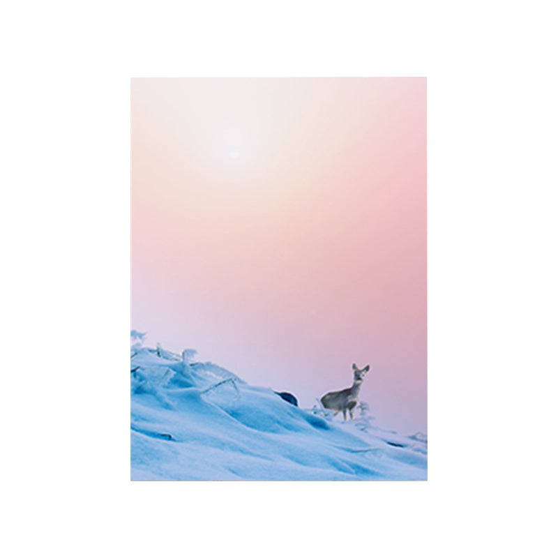 Brehn | Zeitgenössische Himmelsszene Wanddekor Leinwand Hellfarbe Natur Landschaft Kunstdruck, Mehrere Größen