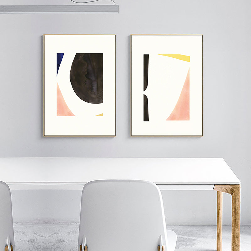 Brehn | Malerei Print Abstrakte Leinwand Kunst für Hausinterieur, Pastellfarbe, Mehrere Größenoptionen