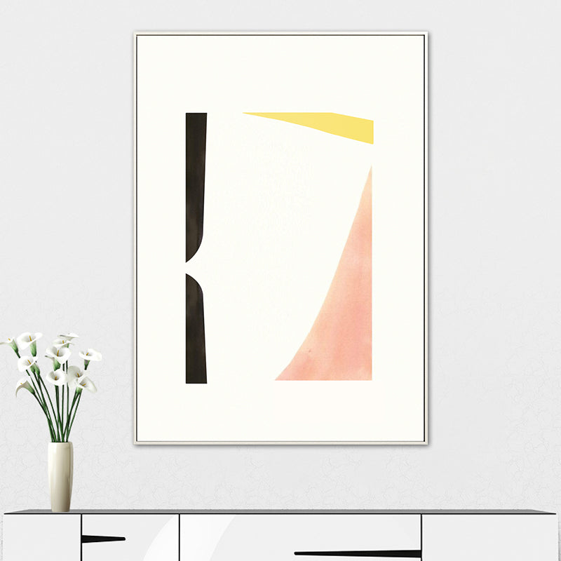 Brehn | Malerei Print Abstrakte Leinwand Kunst für Hausinterieur, Pastellfarbe, Mehrere Größenoptionen
