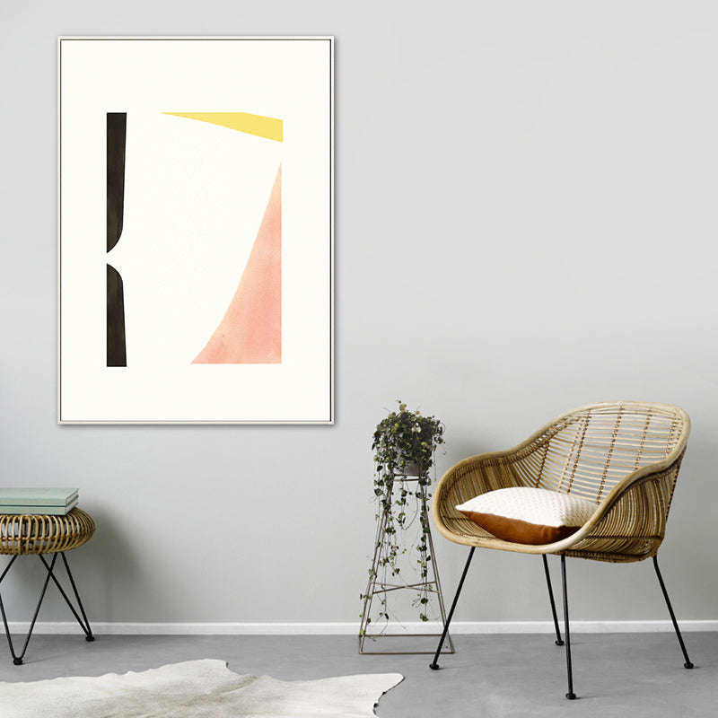 Brehn | Malerei Print Abstrakte Leinwand Kunst für Hausinterieur, Pastellfarbe, Mehrere Größenoptionen