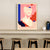 Brehn | Rosa Männliche Skulptur Leinwand Kunst Illustration Skandinavisches Texturiertes Gemälde für Schlafzimmer