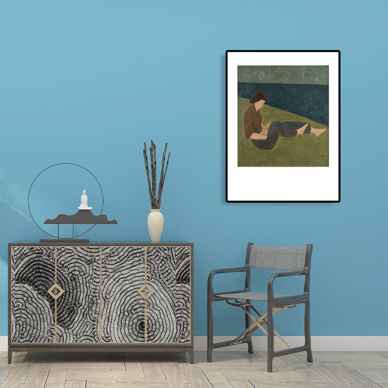 Brehn | Leinwand Pastellfarben Malerei Abstrakter Expressionismus Freizeit Unterhaltung Kunstdruck, mehrere Größen