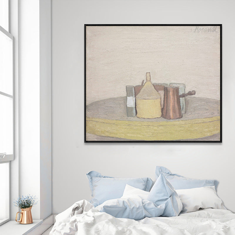Brehn | Flaschen und Dosen Wanddekor Licht Farbe Impressionismus Leinwand für Wohnzimmer, mehrere Größen
