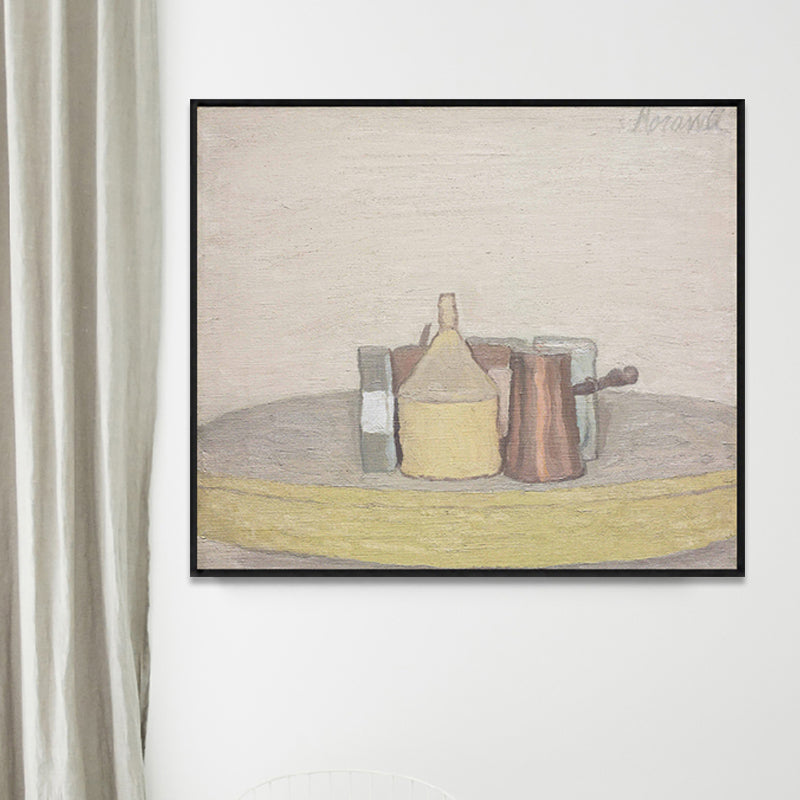 Brehn | Flaschen und Dosen Wanddekor Licht Farbe Impressionismus Leinwand für Wohnzimmer, mehrere Größen