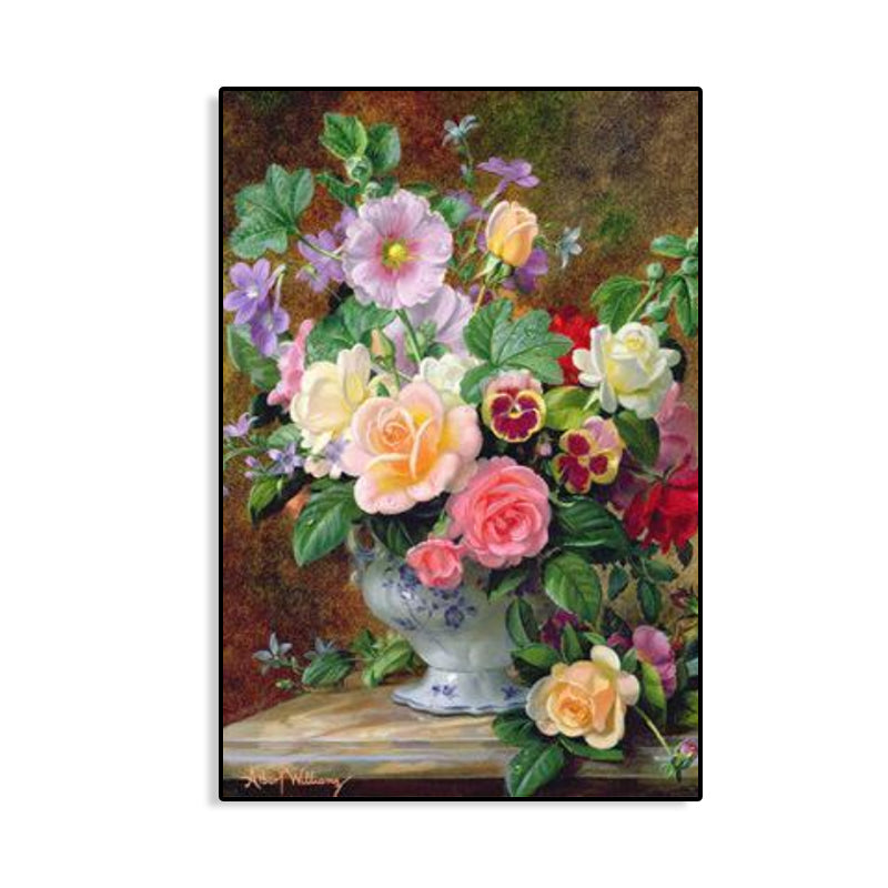 Brehn | Canvas Texturierten Kunst Druck Impressionismus Blumen Arrangement Malerei, Mehrere Größen