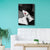 Brehn | Glam Photo Model Leinwand Kunst Dunkle Farbe Mode Wanddekoration für das Mädchenzimmer, Texturiert