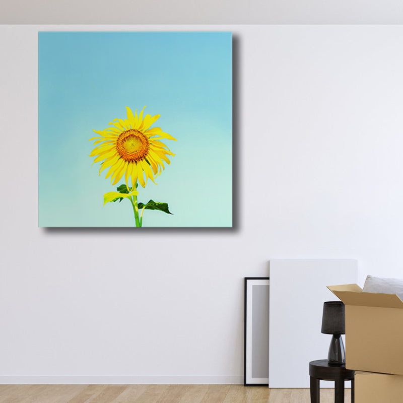 Brehn | Floral Design Kunstdruck Zeitgenössischer Stil Leinwand Texturiertes Gemälde in Sanften Farben