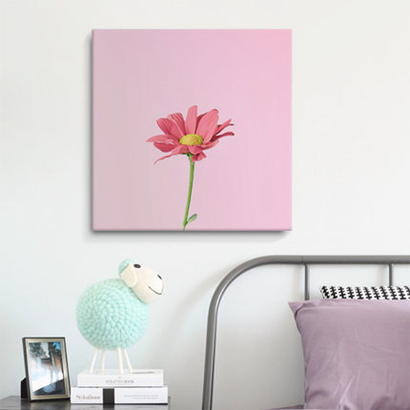 Brehn | Floral Design Kunstdruck Zeitgenössischer Stil Leinwand Texturiertes Gemälde in Sanften Farben