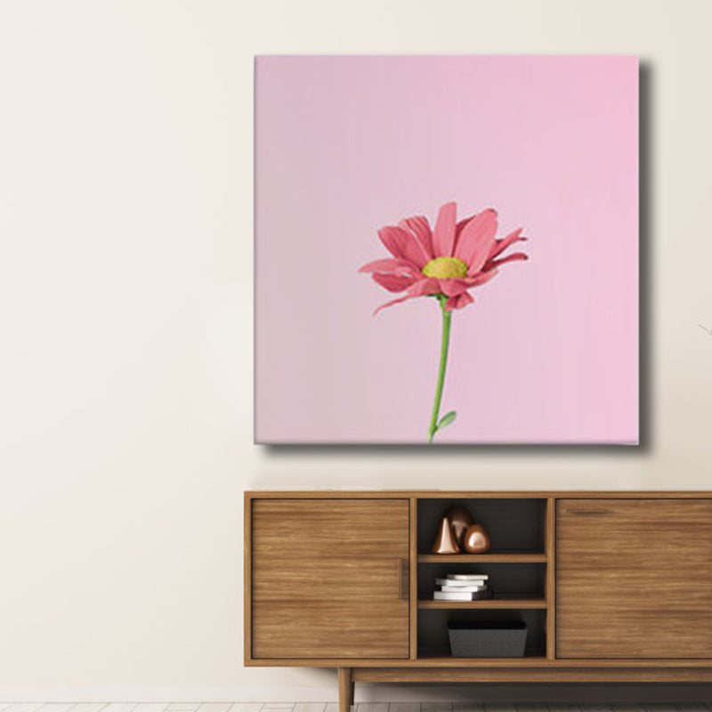 Brehn | Floral Design Kunstdruck Zeitgenössischer Stil Leinwand Texturiertes Gemälde in Sanften Farben