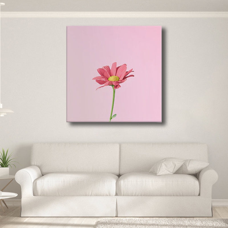 Brehn | Floral Design Kunstdruck Zeitgenössischer Stil Leinwand Texturiertes Gemälde in Sanften Farben