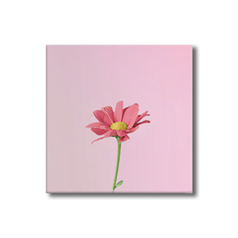Brehn | Floral Design Kunstdruck Zeitgenössischer Stil Leinwand Texturiertes Gemälde in Sanften Farben