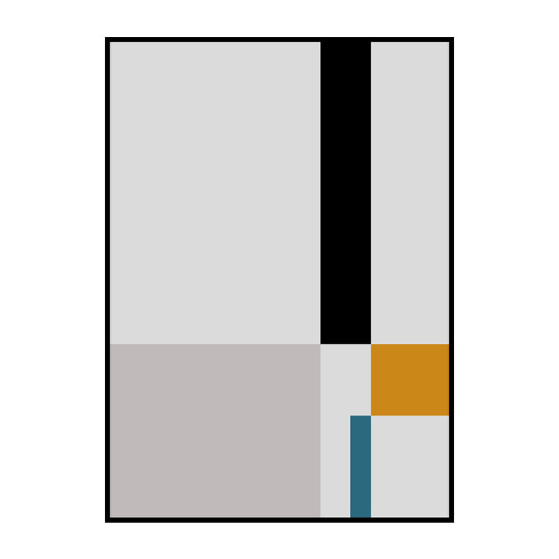Brehn | Illustration Geometrische Kunstdruck Texturiert Minimalismus Wohnzimmer Leinwand in Helle Farbe