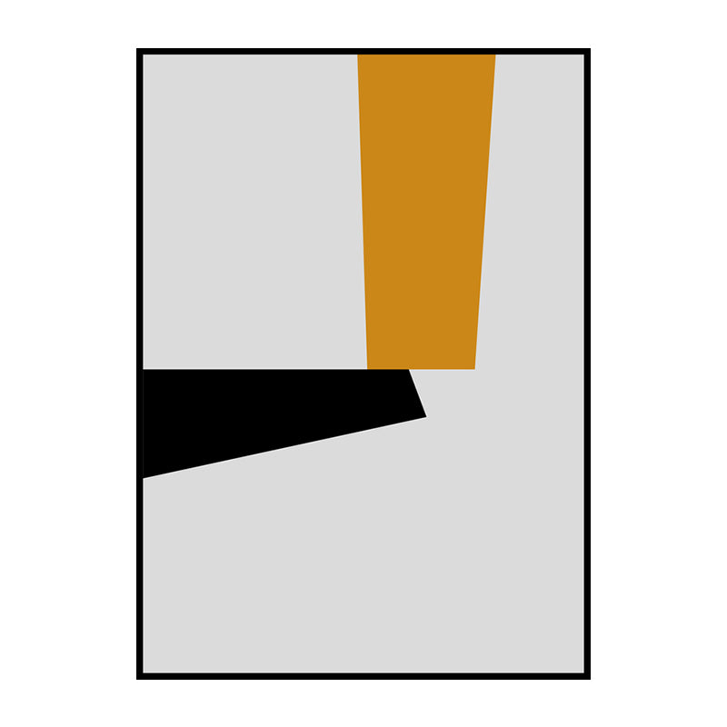 Brehn | Illustration Geometrische Kunstdruck Texturiert Minimalismus Wohnzimmer Leinwand in Helle Farbe