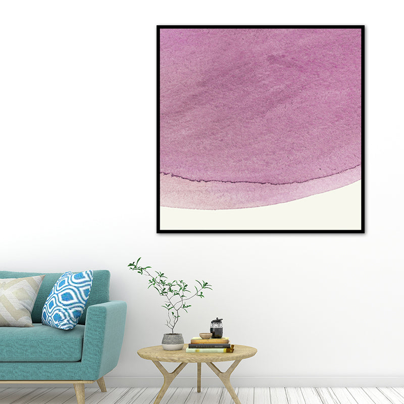 Brehn | Weiche Farbe Moderne Kunst Leinwand Aquarell Gemälde für das Esszimmer, Mehrere Größen Optionen