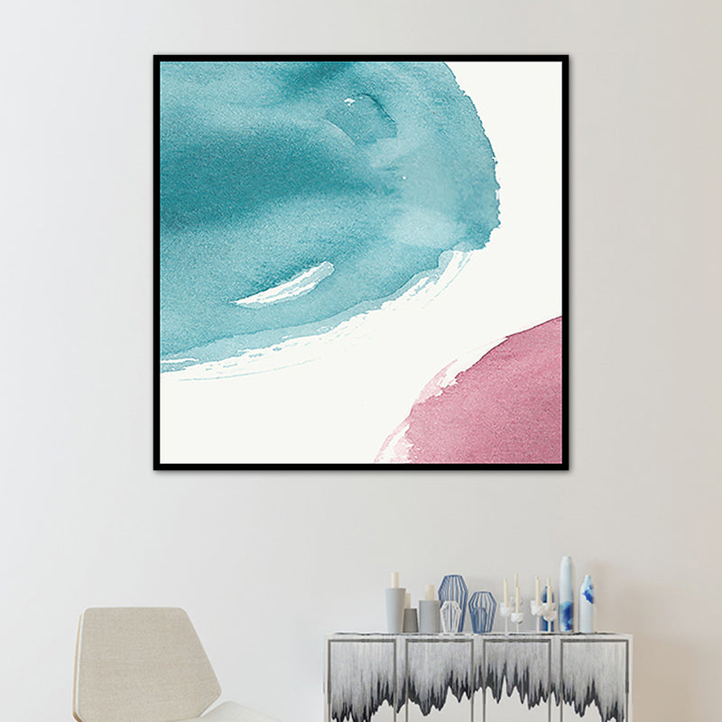 Brehn | Weiche Farbe Moderne Kunst Leinwand Aquarell Gemälde für das Esszimmer, Mehrere Größen Optionen