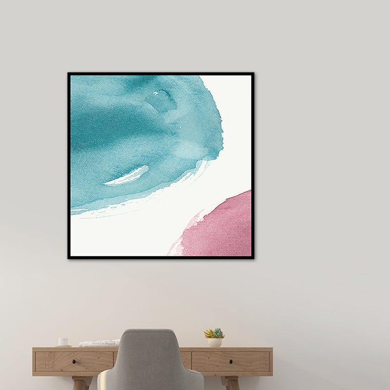 Brehn | Weiche Farbe Moderne Kunst Leinwand Aquarell Gemälde für das Esszimmer, Mehrere Größen Optionen