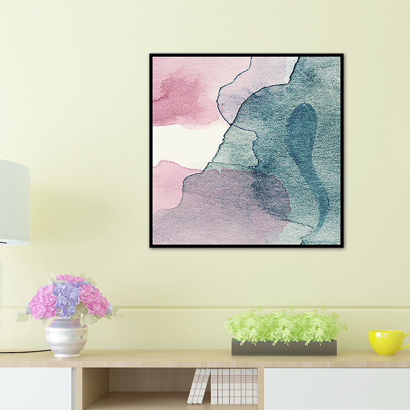 Brehn | Weiche Farbe Moderne Kunst Leinwand Aquarell Gemälde für das Esszimmer, Mehrere Größen Optionen