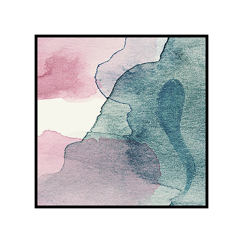 Brehn | Weiche Farbe Moderne Kunst Leinwand Aquarell Gemälde für das Esszimmer, Mehrere Größen Optionen