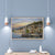 Brehn | Riverside City Scene Art Print Impressionismus Leinwand Wanddeko, Mehrere Größenoptionen