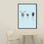 Brehn | Nordic Illustration Print Stein Leinwand Pastellfarbe Texturiert Wandkunst Dekor für Raum