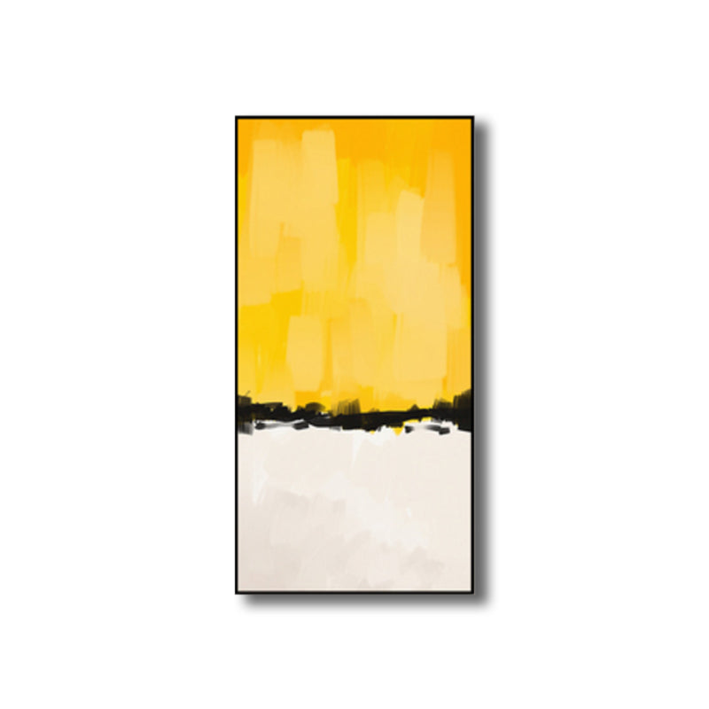 Brehn | Helle Farben Pinselstrich Leinwand Moderne Kunststil Texturierte Wanddekoration für das Wohnzimmer