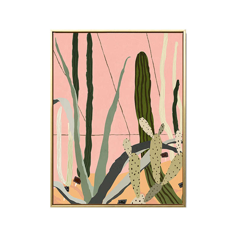 Brehn | Texturierte Illustration Pflanzenleinwand Wandkunst Nordic Stil Wanddekor für das Wohnzimmer