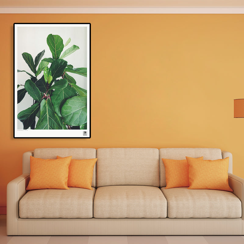Brehn | Texturiertes Botanisches Kunstdruck-Leinwand Skandinavischer Stil Gemälde für Mädchenzimmer