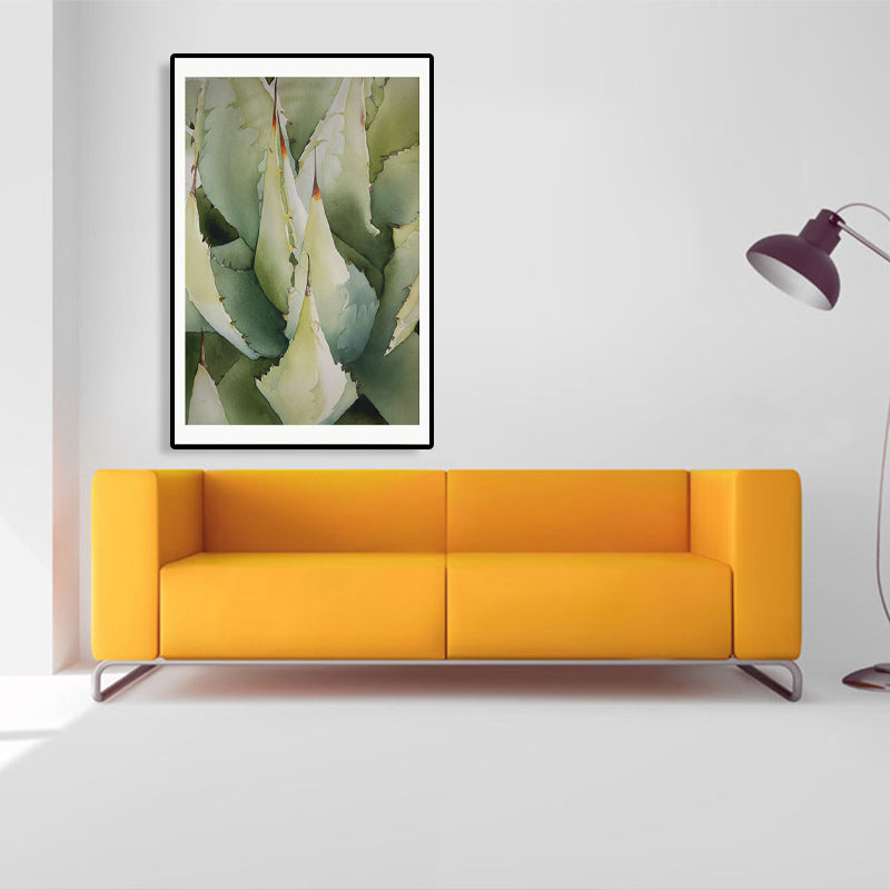 Brehn | Texturiertes Botanisches Kunstdruck-Leinwand Skandinavischer Stil Gemälde für Mädchenzimmer