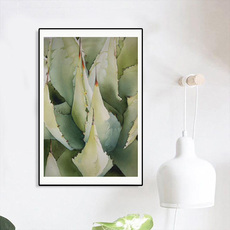 Brehn | Texturiertes Botanisches Kunstdruck-Leinwand Skandinavischer Stil Gemälde für Mädchenzimmer