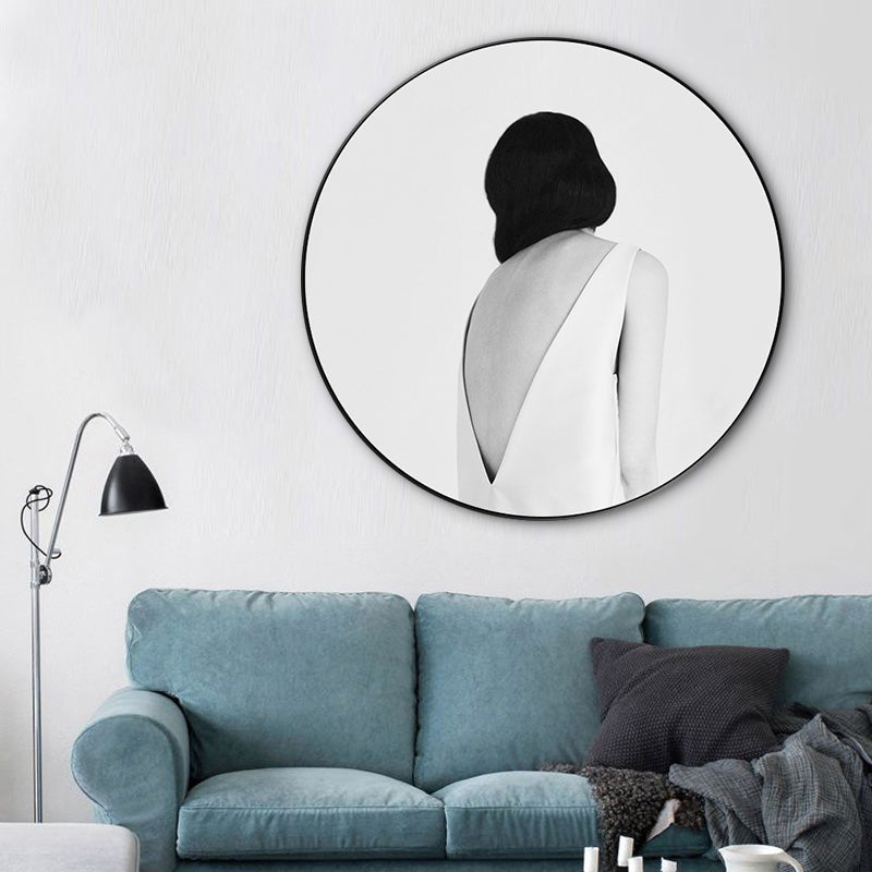 Brehn | Moderne Stil Leinwanddruck Sanfte Farben Trendy Mädchen Malerei, Mehrere Größenoptionen