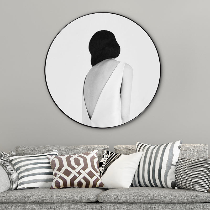 Brehn | Moderne Stil Leinwanddruck Sanfte Farben Trendy Mädchen Malerei, Mehrere Größenoptionen