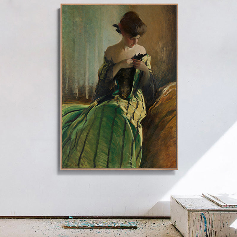 Brehn | Impressionismus Stil Wandkunst Druck Sanfte Farben Elegante Jungfrau Gemälde, Verschiedene Größen