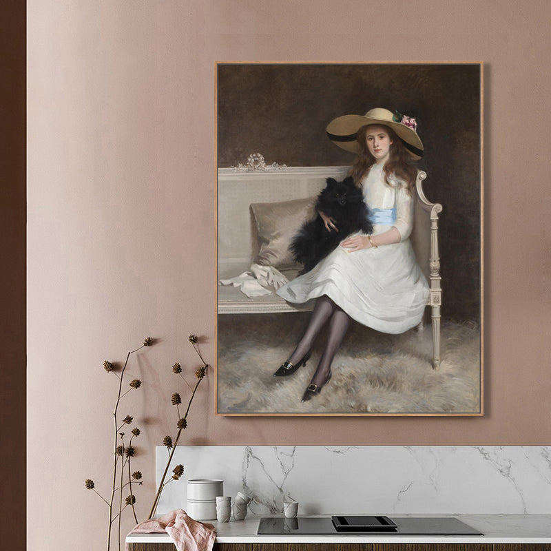 Brehn | Impressionismus Stil Wandkunst Druck Sanfte Farben Elegante Jungfrau Gemälde, Verschiedene Größen