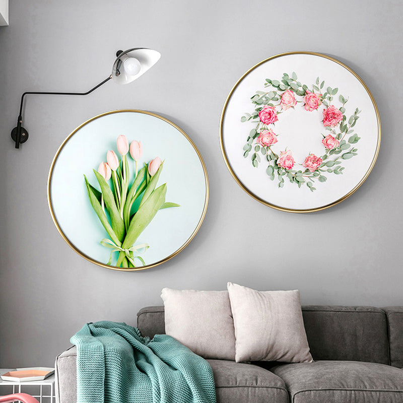 Brehn | Florales Druckfotografie Gemälde Nordischer Stil Leinwand Wanddekoration, Mehrere Größen