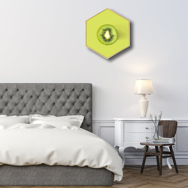 Brehn | Skandinavischer Stil Leckere Früchte Leinwand Helle Farbige Texturierte Kunstdruck für Esszimmer