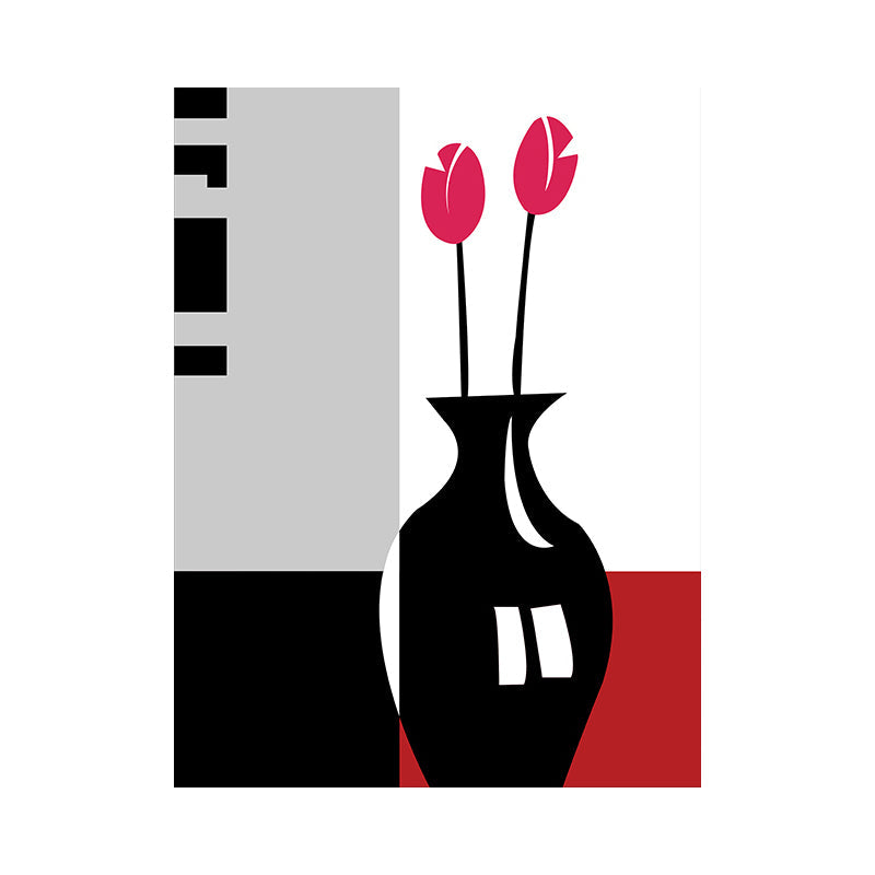 Brehn | Blumenarrangement Wandkunst Dekor Pastellfarbe Leinwandmalerei, Texturiert, Mehrere Größen