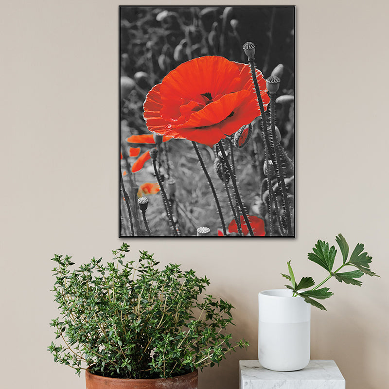 Brehn | Moderner Stil Botanische Szene Leinwand Sanfte Farbtextur Wandkunst Druck für Wohnzimmer