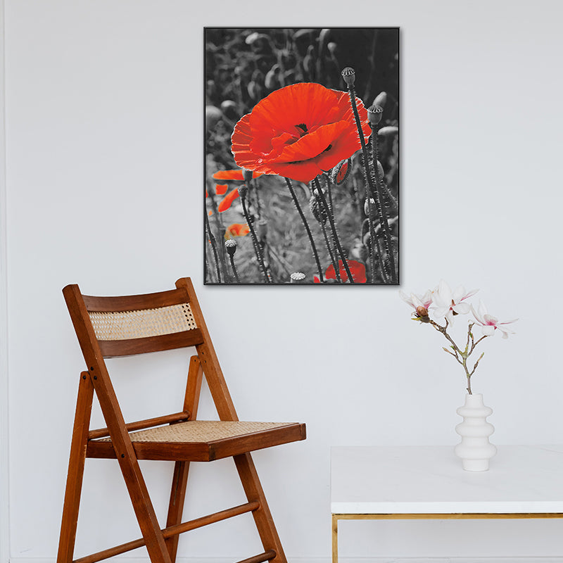 Brehn | Moderner Stil Botanische Szene Leinwand Sanfte Farbtextur Wandkunst Druck für Wohnzimmer
