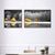 Brehn | Malerische Naturszenen Leinwand Wandkunst für Hausinterieur, Helle Farbe, Set von 2