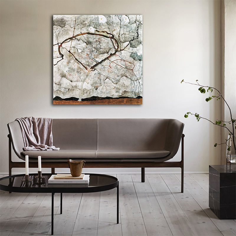 Brehn | Natürliche Landschaft Wanddekoration Art Nouveau Texturiertes Schlafzimmer Leinwand, Mehrere Größenoptionen