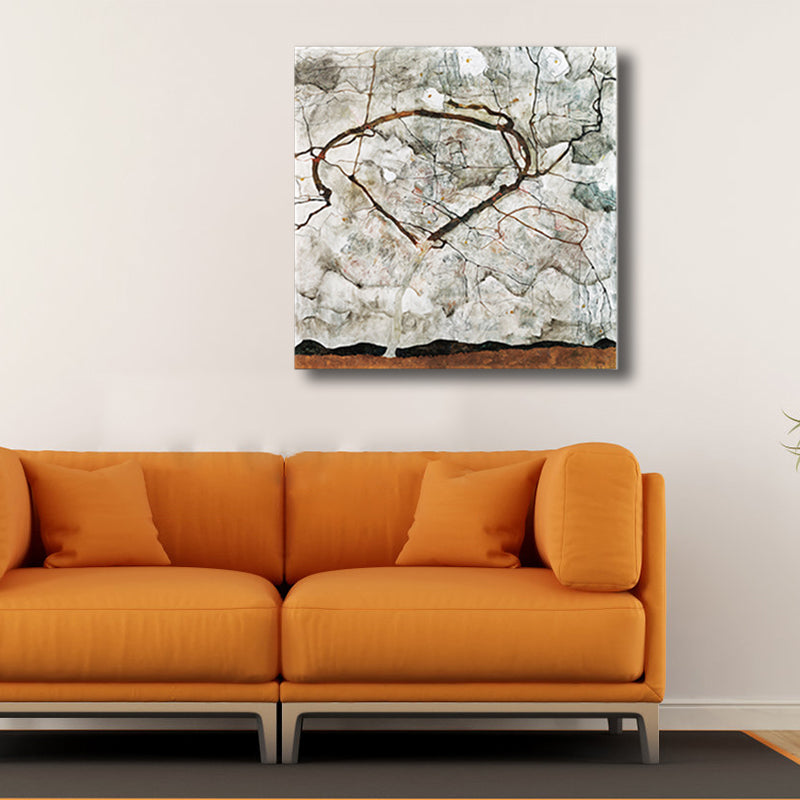 Brehn | Natürliche Landschaft Wanddekoration Art Nouveau Texturiertes Schlafzimmer Leinwand, Mehrere Größenoptionen
