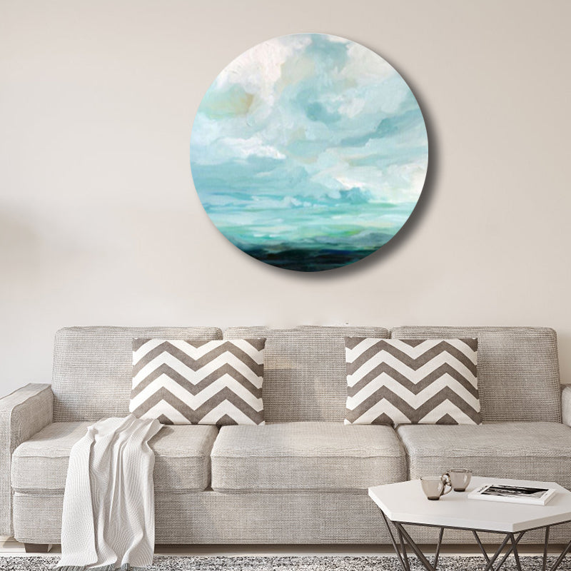 Brehn | Zeitgenössische Kunst handgemalte Leinwand Pastellfarbe Prärie-Landschaft Gemälde, mehrere Größenoptionen