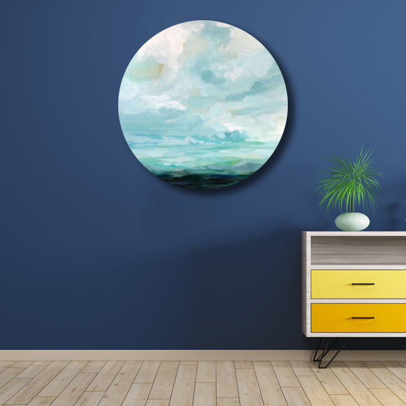 Brehn | Zeitgenössische Kunst handgemalte Leinwand Pastellfarbe Prärie-Landschaft Gemälde, mehrere Größenoptionen