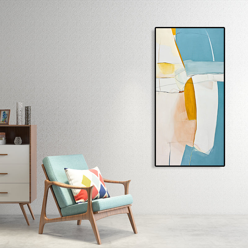 Brehn | Mid-Century Modern Wandkunstdruck Helle Farbige Abstrakte Malerei, Mehrere Größen Optionen