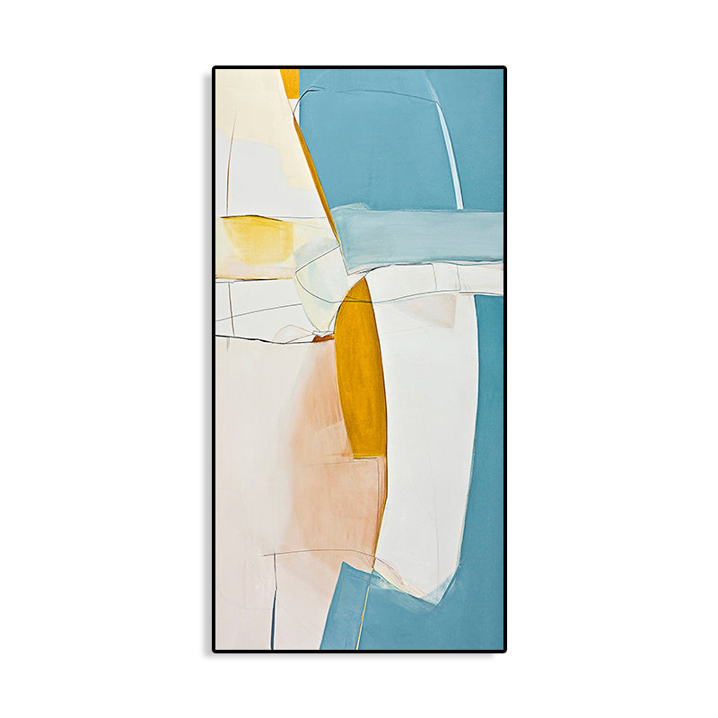 Brehn | Mid-Century Modern Wandkunstdruck Helle Farbige Abstrakte Malerei, Mehrere Größen Optionen