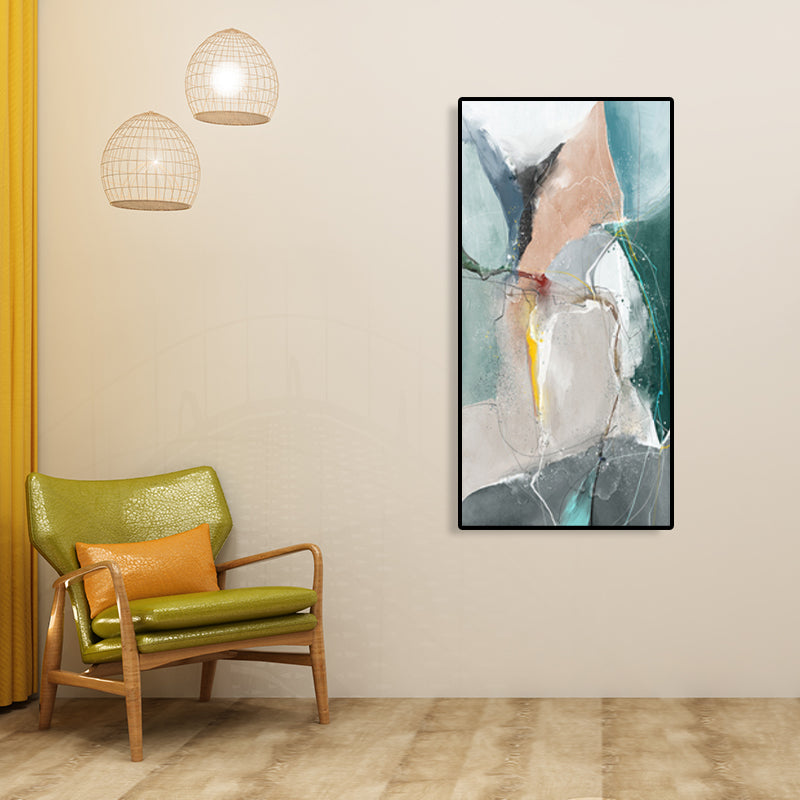 Brehn | Mid-Century Modern Wandkunstdruck Helle Farbige Abstrakte Malerei, Mehrere Größen Optionen