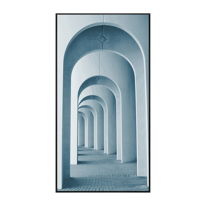 Brehn | Modernes langes Korridor-Leinwandkunst für Schlafzimmer Fotografie Wanddekoration, mehrere Größen