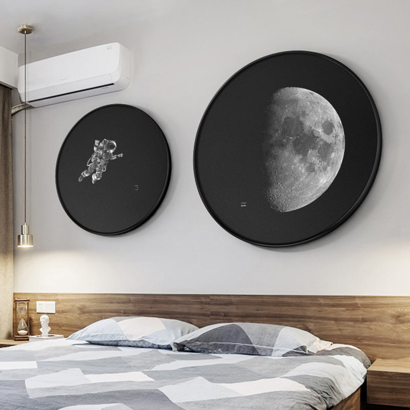 Brehn | Pastel Kleur Buitenruimte Canvas Moderne Stijl Textuur Muurprint voor Woonkamer
